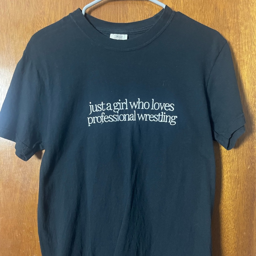 Women’s Wrestling Black Tee (S)